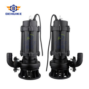 Bombas de sumidero de residuos de drenaje Dehuike Wq, bomba de aguas residuales de fundición de hierro, bomba sumergible de aguas residuales sin obstrucción de <span class=keywords><strong>220</strong></span> voltios - Product Image 1