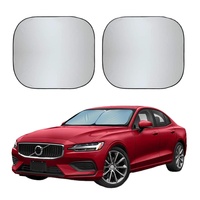 Pare-soleil de toit ouvrant personnalisé avec logo imprimé, protection UV, pliable, universel, en polyester pour les vitres avant de voiture