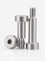 Bon prix vente directe d'usine M4 M6 acier inoxydable SUS304 SUS316 SUS316L vis à épaulement de polissage simples boulon à tête ISO7379
