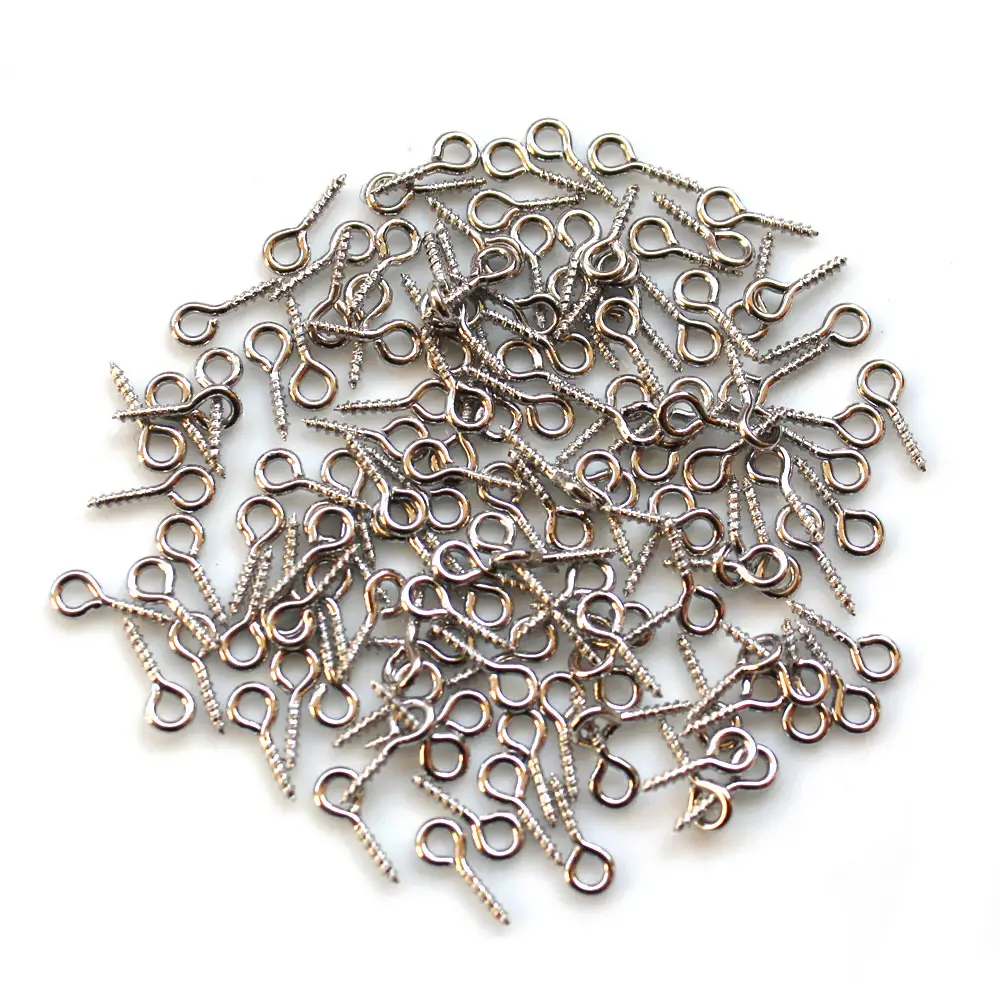 Wholesale Gold Sheep der Eye Nails Screw Material Two Sizes Cheapest Jewelry Making Finding Accessories