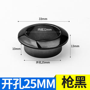 Durable Nylon <b>Plastic</b> Wire Threading Hole Perforated Cover Computer Desk Wire Management <b>Cabinets</b> GQK Brand Easy Fujian Made - Product Image 3