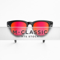 Lunettes Intelligentes HD 1080P avec Caméra 800W Pixels, Audio Sans Fil BT 5.3, Enregistrement Vidéo 1h, Outil de Réunion