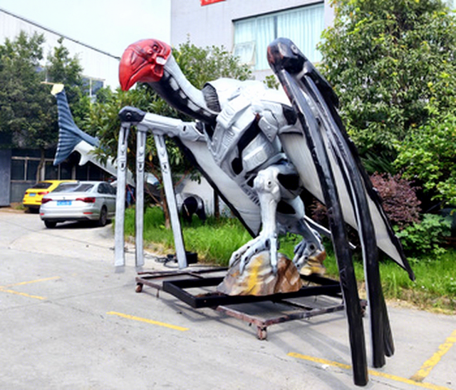 Science Fiction Realistic Animatronic Robot for Outdoor Indoor Exhibition