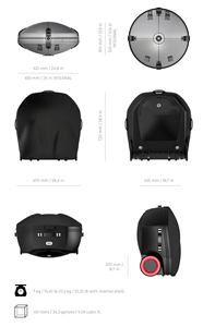 Sac de transport HCT imperméable multifonction pour <span class=keywords><strong>Hangdrum</strong></span>, Pantam, Steeldrum, Handpan, sacs et étuis à usage spécial - Product Image 3