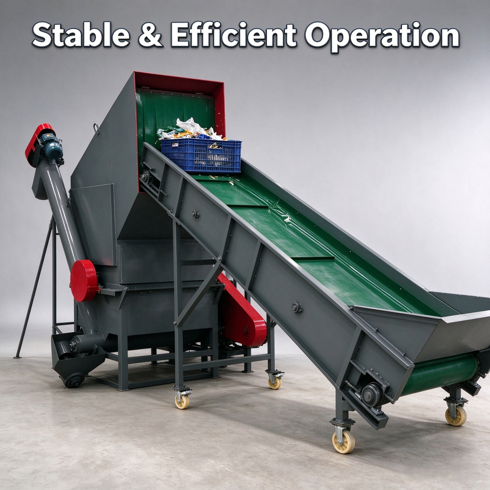 Trailer Mounted Mobile Plastic Crusher Machine for on Site Crushing at ...