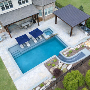 Piscine hors sol complète en fibre de verre, prête à l'emploi, en promotion - Product Image 3