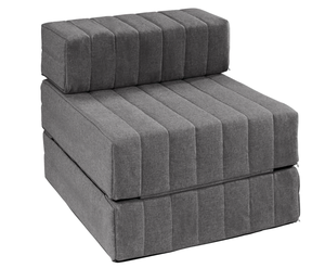 Colchón <span class=keywords><strong>para</strong></span> Silla de Invitados con <span class=keywords><strong>Funda</strong></span> de Tela Gris, <span class=keywords><strong>Funda</strong></span> Extraíble y Lavable, Superficie <span class=keywords><strong>para</strong></span> Recostarse de 70 x 200 cm - Product Image 6