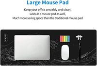Tapis de souris personnalisé à motif lisse pour le jeu et le bureau Quantité minimale de commande