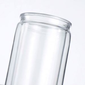 Gobelets PC à double paroi transparents sans BPA, 12oz 16oz, pour cadeaux DIY avec paillettes, avec couvercle pré-percé pour gobelet et paille, globe à neige en acrylique, pour enfants et usage général - Product Image 4