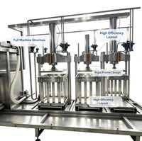 Machine à former le tofu séché en acier inoxydable avec moules détachables – Équipement de production de produits à base de soja séché à haut rendement