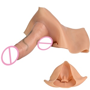 SXXY Lesbian Strap-on <b>Dildo</b> for Women Silicone <b>Dildo</b> Pants Vagina Anal Plug Masturbation Integrated Penis Pants Adult Sex Toys - Product Image 2