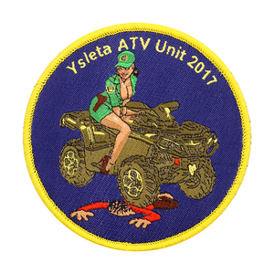 Tùy Chỉnh Logo Và Kích Thước Có Sẵn Tinh Tế Trung Quốc Nhà Máy Đầy Màu Sắc Dệt Vá - Product Image 4