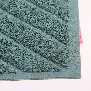 Tapis pour animaux de compagnie en PVC moderne rayé, doux, écologique, durable, bol pour chien, litière pour chat, nourriture, alimentation, voyage, antidérapant, lavable à la main - Product Image 4