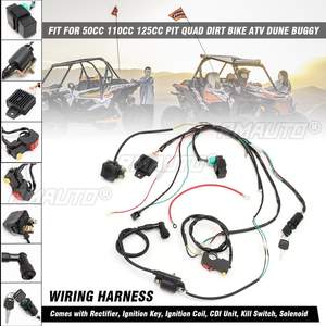 Faisceau de câblage CDI pour moto, bobine d'allumage solénoïde, redresseur pour 50cc 110cc 125cc PIT Quad Dirt Bike ATV, pièces de moto - Product Image 1
