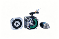 Moteur de machine à bobiner textile 92mm 24V 75W 1550rpm, BLDC à aimant permanent haute stabilité, IP54, montage à bride, pour ventilateur d'appareil ménager