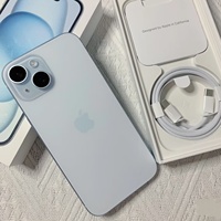 iPhone 15 en bon état, prix de gros pour smartphone 5G, téléphone portable d'occasion, original, double carte SIM, bonne qualité, chinois