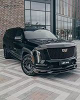 Kit de carrosserie pour Cadillac Escalade, style LD, en fibre de carbone : capot, lèvre avant, diffuseur arrière, coques de rétroviseurs, extensions d'ailes