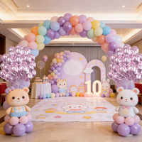 30 ballons en latex métallisé argenté, chromé, doré et violet de 10 pouces, recyclables et durables, pour Halloween, baby shower, fête des mères, Noël