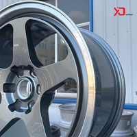 Jantes forgées monobloc à lèvre profonde gris usiné légères 18 19 20 21 22 23 24 5x114.3 5x112 pour FL5 GK5 GR86 BRZ