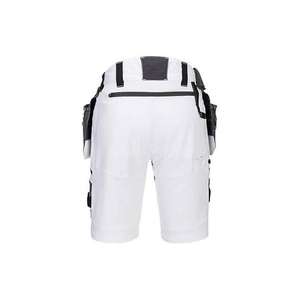 PORTWEST - DX444WHR38 DX4 Detachable Holster Pocket <b>shorts</b> white - EAN 5036108410125 WORK <b>TROUSERS</b> WORK <b>SHORTS</b> - Product Image 2