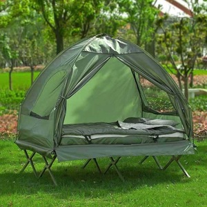 <span class=keywords><strong>Lit</strong></span> <span class=keywords><strong>de</strong></span> camping hors sol portable à une chambre avec <span class=keywords><strong>tente</strong></span> en tissu Oxford pliable <span class=keywords><strong>anti</strong></span>-moustiques <span class=keywords><strong>tente</strong></span> <span class=keywords><strong>de</strong></span> <span class=keywords><strong>lit</strong></span> surélevée robuste - Product Image 4