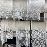 Erkoumi Personnalisé Fantaisie Dames Dentelle Française Nylon Oeillet Tulle Chantilly Dentelle Garniture pour Robes Vêtement Accessoires Dentelle Ruban