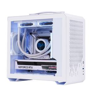 Boîtier de PC de jeu LY New Small Micro ATX Mid Tower avec construction en acier en stock, compatible avec un refroidisseur à eau de 240 mm sur le dessus - Product Image 6