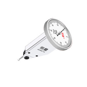 Hoge Precisie 0-0.8Mm 0.01Mm Witte Wijzerplaat Uiteinde Hendel Indicator Kalibratie Tafel Meter Nonius Remklauwen - Product Image 1