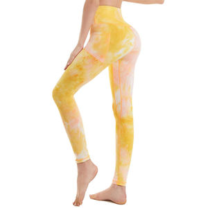 Women's Breathable Polyester Spandex High Waist <b>Yoga</b> <b>Pants</b> <b>Sexy</b> Solid Pattern XXL Size Long Leggings - Product Image 3