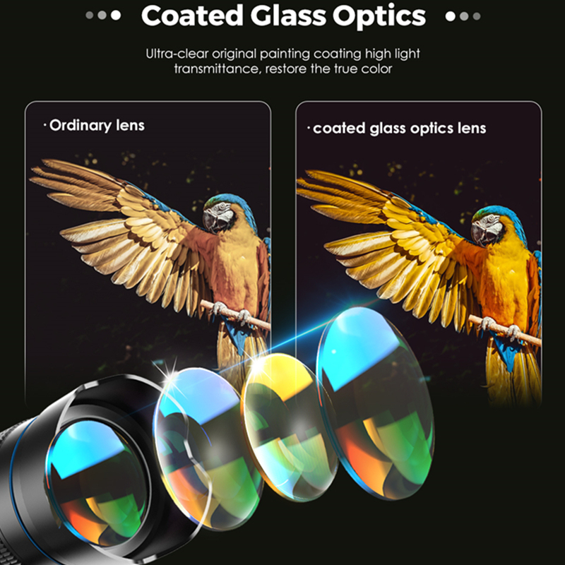 36X HD Smartphone Telephoto Lens – Glass Optics Aluminum Alloy Mirror Body with Roof Prism - View 2