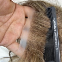 Prothèse capillaire pour hommes en cheveux humains indiens Remy bruts, base en PU à peau fine avec boucles en V, densité 130%-140%, système de remplacement capillaire pour la perte de cheveux