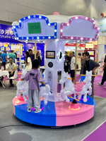 Manège miniature pour enfants, directement de l'usine, à monnayeur, avec lumières LED, pour centre commercial