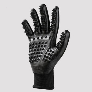 Herbruikbare Siliconen Massage Zachte Vergieten Tool 4Pc Handschoen Pet Hair Remover Handschoenen Voor Honden Kat Ontharing - Product Image 4