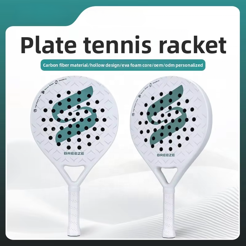 Customizable Racket Tennis Carbon Fiber Lightweight Customizable Plate Padel Tennis Racket with ...