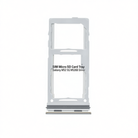 Tiroir de carte SIM de remplacement (matériau ABS) pour M52 5G et M526B Argent