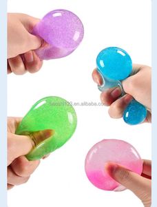 Juguete Antiestrés de TPR con Purpurina de 4 Colores, 5.5*4.5cm, Bola de Agua, Color Caramelo, para Aliviar el Estrés en la Oficina, Juguete Sensorial Antiansiedad - Product Image 4