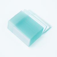 China Factory Pre-Cleaned OEM Custom Logo Microscope Slides Glass 25.4x76.2mm for Lab Research
