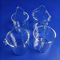 Le fabricant personnalise directement les béchers en quartz. La personnalisation peut être réalisée sur base de dessins ou d'échantillons.