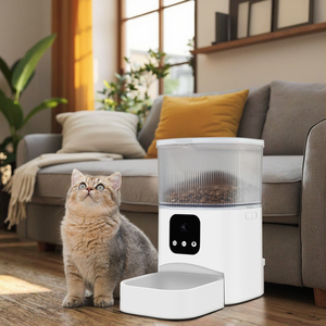 OEM thông minh tự động màn hình cảm ứng vật nuôi mèo trung chuyển thông minh thực phẩm Dispenser mèo và chó vật liệu nhựa có thể sạc lại nguồn - Product Image 6