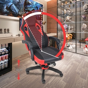 Wholesale <strong>Custom</strong> Reclining Ergonomic Computer <strong>Chair</strong> Nylon Leg Adjustable Leather <strong>Gaming</strong> <strong>Chair</strong> with Backrest for Long Sitting - Product Image 3