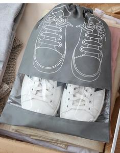 <b>Shoes</b> <b>Storage</b> Organizer Bags Non-woven Travel Portable Closet Bag Waterproof Pocket Clothing Hanging Bag - Product Image 5