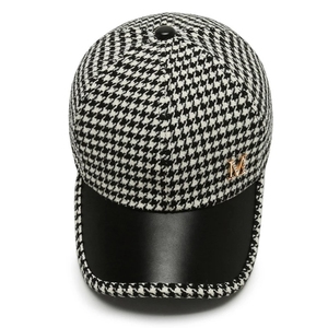 Màu Đen Nâu Houndstooth Bóng Chày Mũ Cho Nam Giới Phụ Nữ Retro Anh Phong Cách Sọc Sọc Mũ Mùa Hè Trucker Cap Gorras Hombre - Product Image 4