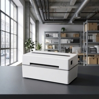 Printer Label Thermal Desktop HSPOS K38 110mm TSPL ZPL Barcode Waybill Pengiriman USB BT