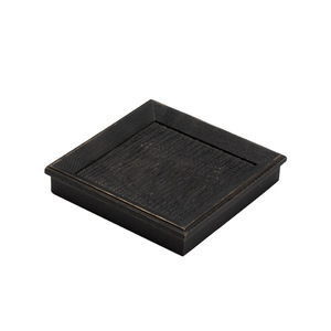 Kung Fu <b>Tea</b> <b>Set</b> Dry Brewing Table Square Solid Wood Carbonized <b>Tea</b> Tray Durable For Afternoon <b>Tea</b> - Product Image 5