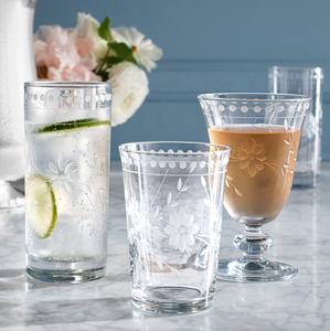 Verre à vin en forme de tulipe, soufflé à <span class=keywords><strong>la</strong></span> main, motif floral personnalisé gravé, nouveau design haut de gamme, compatible lave-vaisselle - Product Image 6