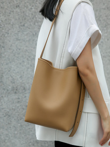 Nuova borsa a tracolla in pelle di vacchetta da donna Casual con chiusura aperta di nicchia Design foderato in pelle alla moda <span class=keywords><strong>tutto</strong></span> con stampa a tracolla - Product Image 3