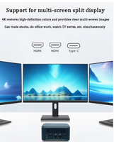 Newest Mini PCs DDR5 Compact Office Computer Intel 12th Gen I5 1235U Mini PC Win10 Win11 Linux Dual Lan Dual HD-MI Small PC