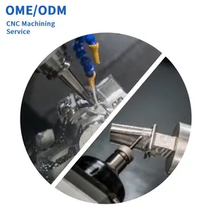 OEM-Hersteller CNC-Bearbeitung Edelstahl Metall individualisiertes CNC-Fählen Drehen Aluminiumlegierungsteile CNC-Bearbeitungsdienstleistungen