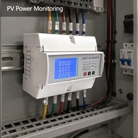 Medidor de Energía Trifásico Ydkz KGW2050 para Riel DIN, Clase 0.5, Monitor de Energía Multifunción, RS485 Modbus RTU, Pantalla LED Digital Industrial