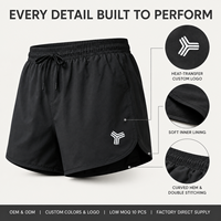 Shorts d'entraînement légers personnalisés TONTON pour hommes avec doublure intérieure douce, fabrication OEM ODM, marque privée, usine de vêtements de sport, faible MOQ 10